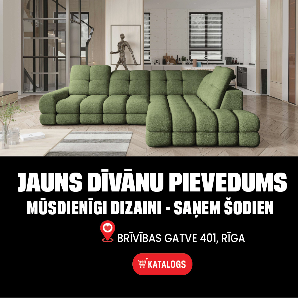 saņem jau šodien, plašākais dīvānu piedāvājums