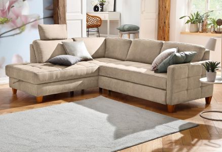 Corner sofa XL - Earl (Pull-out with laundry compartment)