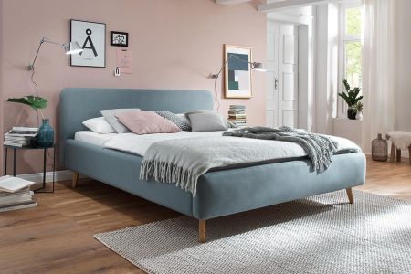 Upholstered bed 140x200 - Mattis