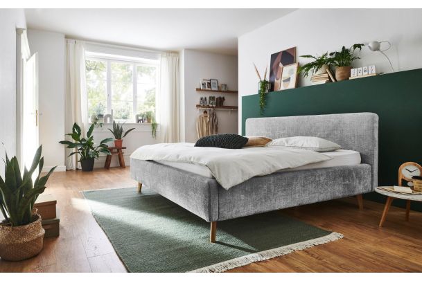 Upholstered bed 160x200 - Mattis