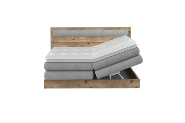 Boxspring bed 160x200 - Diori (With storage box)
