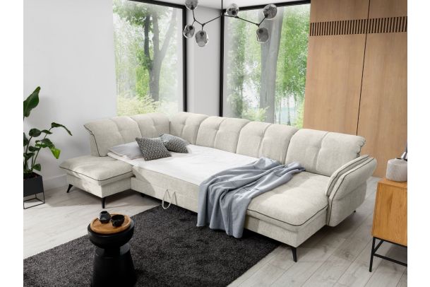 U shape sofa - Massimo Long (Pull-out with storage box)