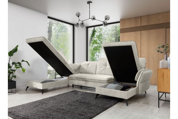 U shape sofa - Massimo Long (Pull-out with storage box)
