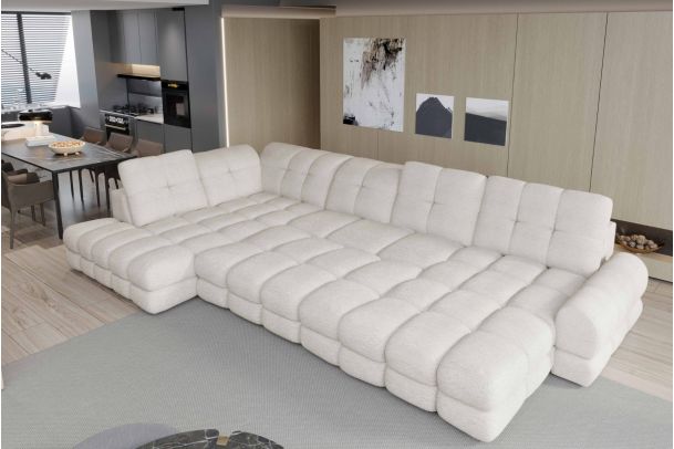 U shape sofa - Tollo (Pull-out with storage box)