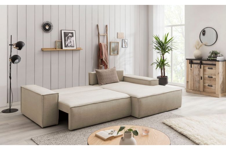 Corner sofa - Sherwood (Pull-out with storage box)