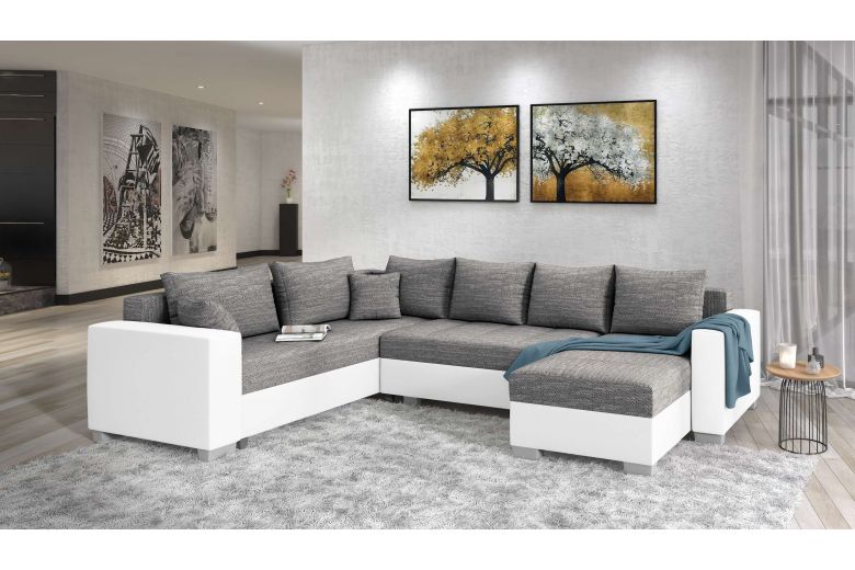 U shape sofa - Aterno (Pull-out with storage box)