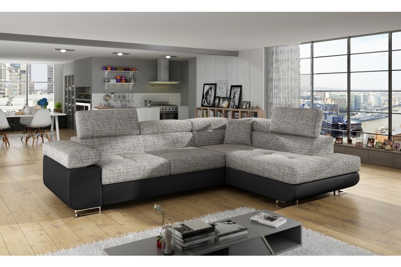Corner sofa - Anton (Pull-out with storage box)