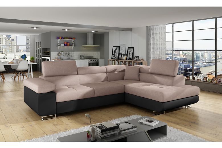 Corner sofa - Anton (Pull-out with storage box)