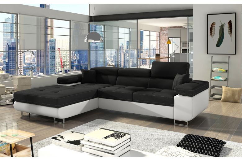 Corner sofa - Armando (Pull-out with storage box)