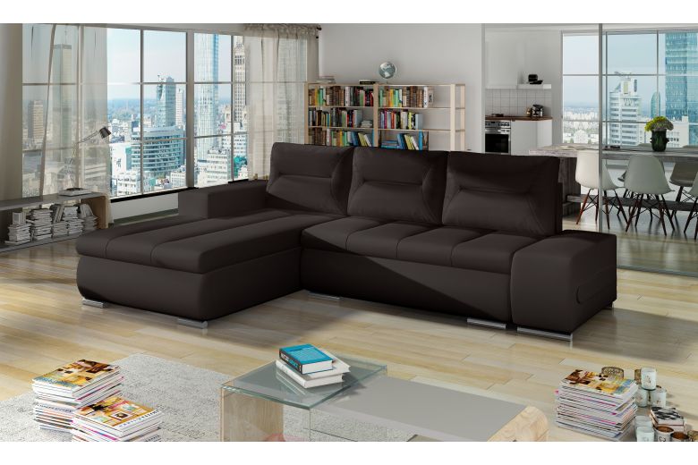 Corner sofa - Ottavio (Pull-out with storage box)