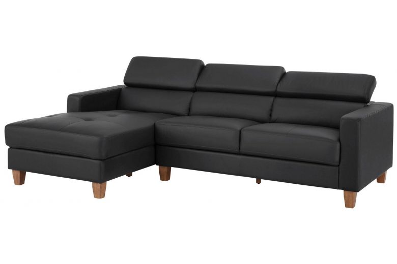 Leather corner sofa - Lopez