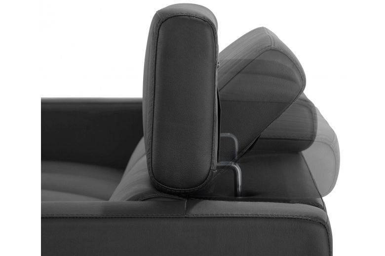 Leather corner sofa - Lopez