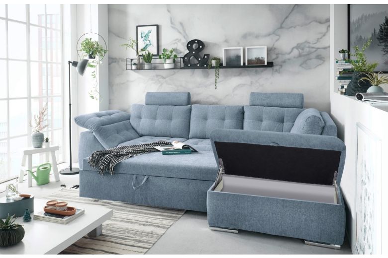 Corner sofa XL - Oman (Pull-out with storage box)