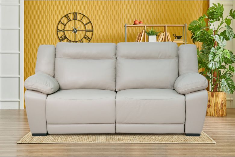 Leather 2 seat sofa - 2669