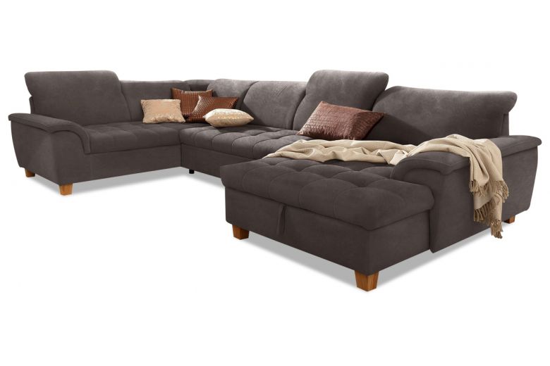 U shape sofa - Lyla (Pull-out with storage box)