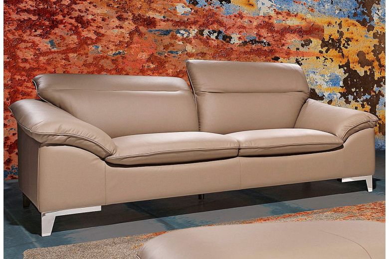 Leather furniture set - Teresa with hocker