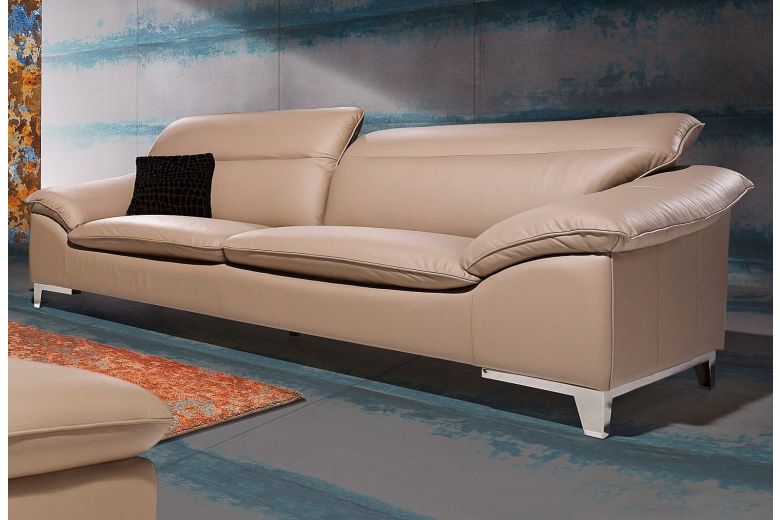 Leather furniture set - Teresa with hocker