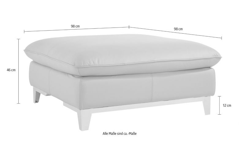 Leather furniture set - Teresa with hocker