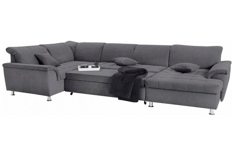 U shape sofa - Franzi (Pull-out with storage box)