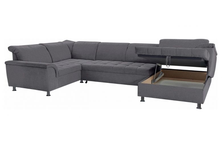 U shape sofa - Franzi (Pull-out with storage box)