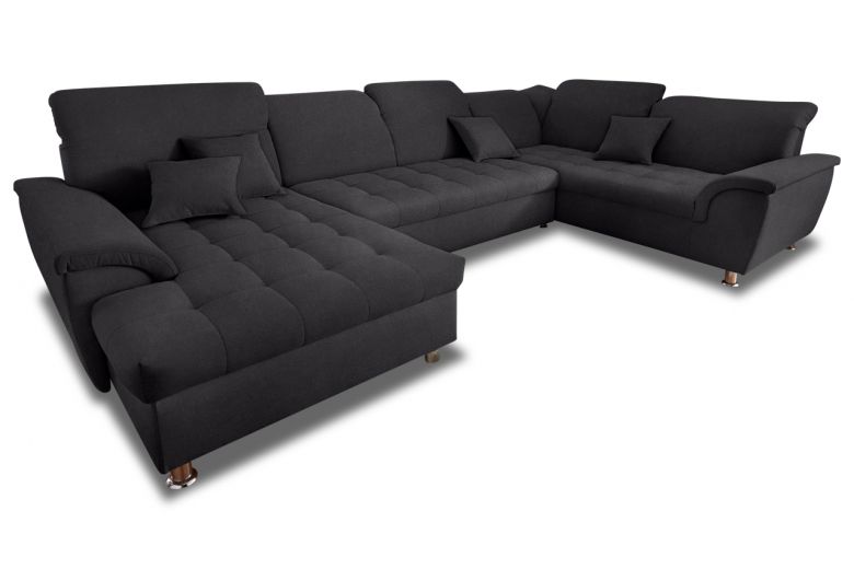 U shape sofa - Franzi (Pull-out with storage box)