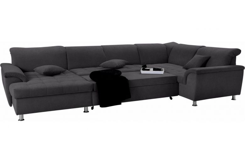 U shape sofa - Franzi (Pull-out with storage box)