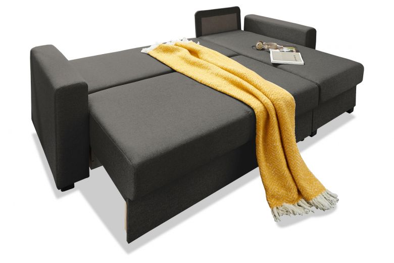 Corner sofa with changeable corner - Dublin (Pull-out with storage box)