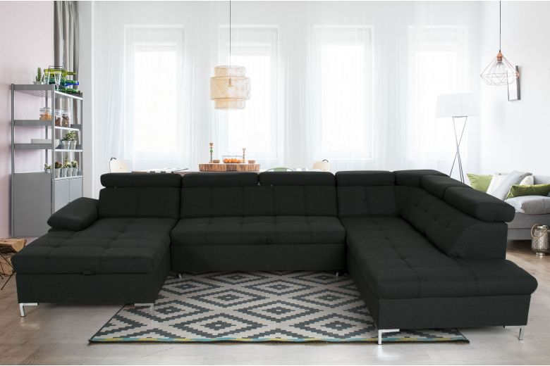 U shape sofa - Saturn (Pull-out with storage box)