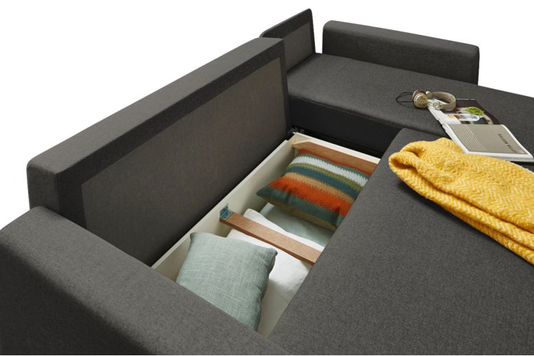 Corner sofa - Dublin (Pull-out with storage box)