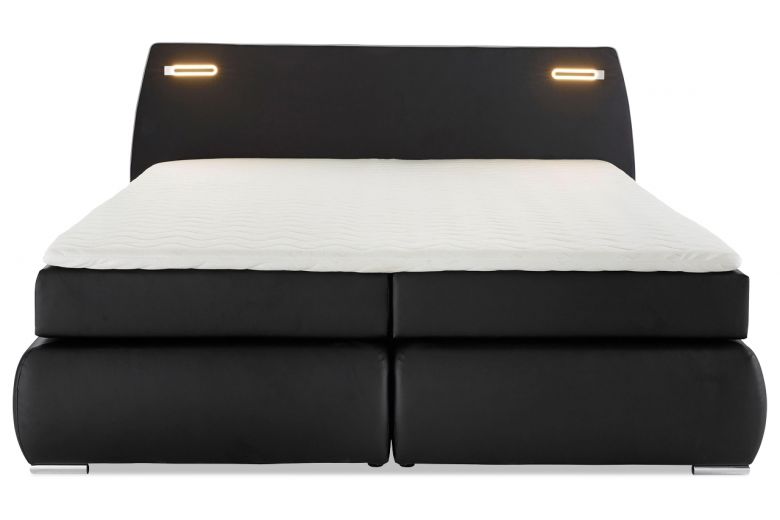 Boxspring bed 140x200 - Black&White