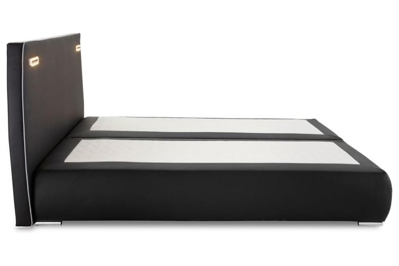 Boxspring bed 140x200 - Black&White