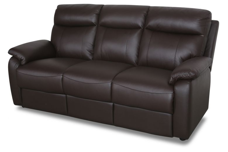 Leather 3 seat sofa - Lana