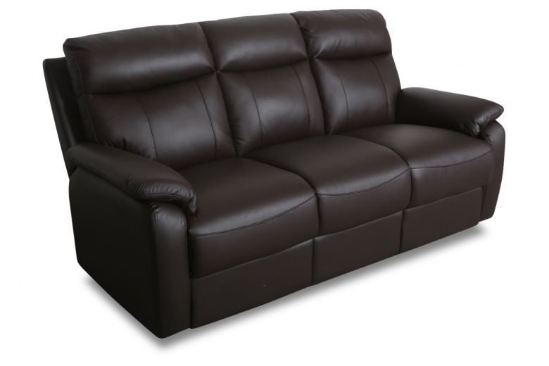 Leather 3 seat sofa - Lana