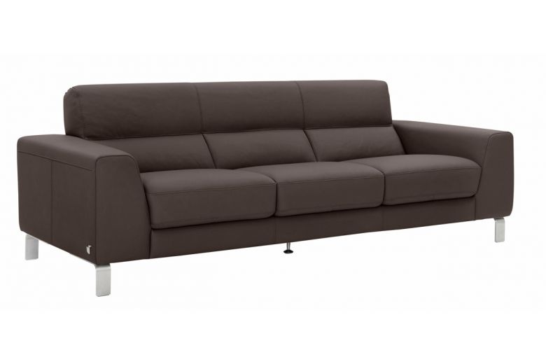 Leather 3 seat sofa - Simon