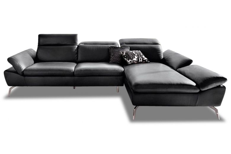 Leather corner sofa - Denver