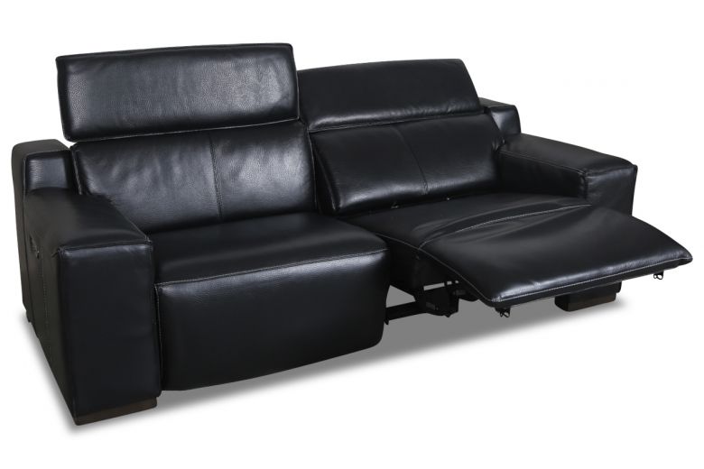 Leather 3 seat sofa - RS-11501
