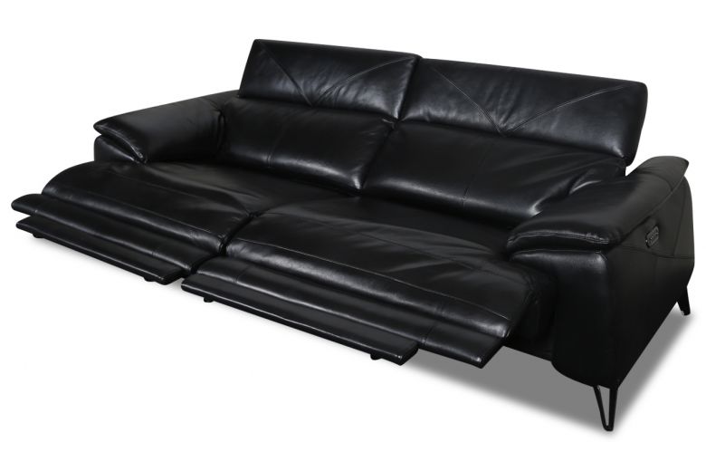Leather 3 seat sofa - A6234