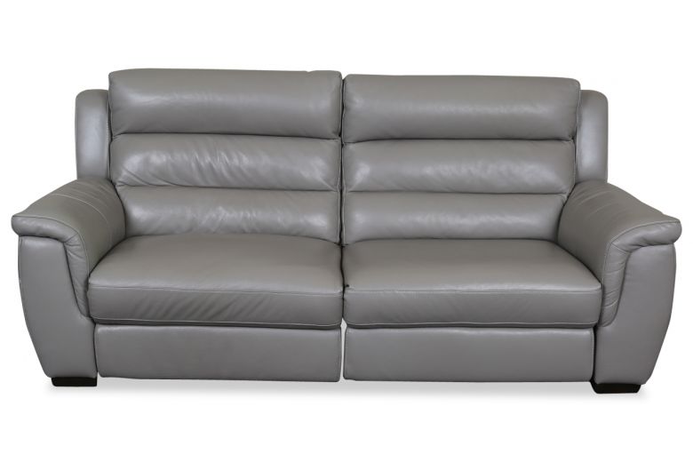 Leather 3 seat sofa - 9774