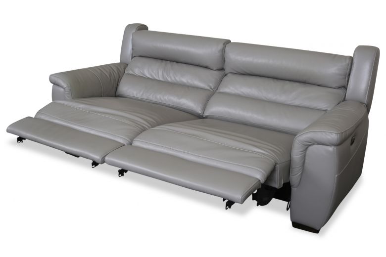 Leather 3 seat sofa - 9774