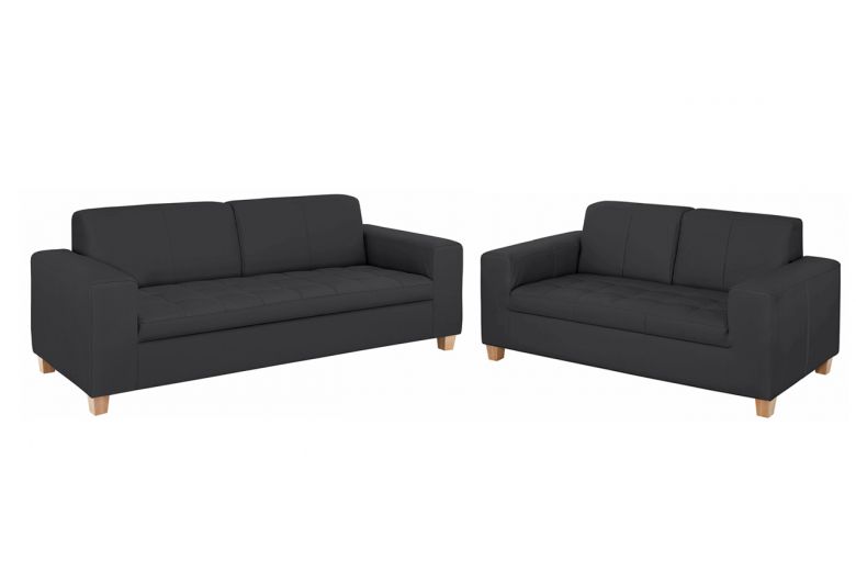 Leather furniture set 3+2 - Corby