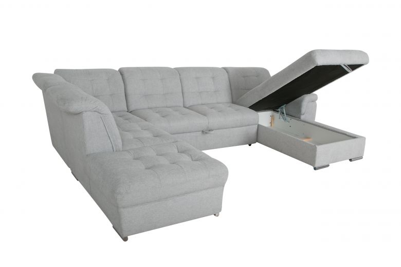 U shape sofa - Bilbao (Pull-out with storage box)