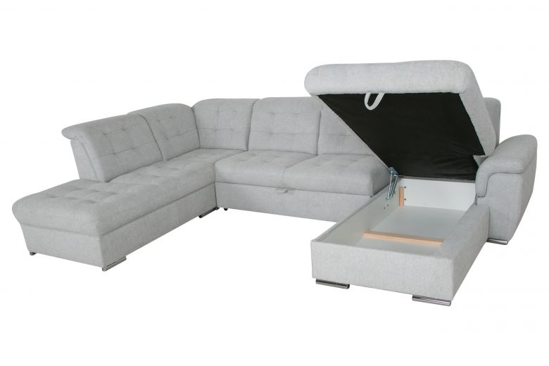 U shape sofa - Bilbao (Pull-out with storage box)