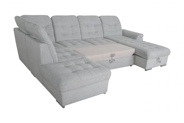 U shape sofa - Bilbao (Pull-out with storage box)