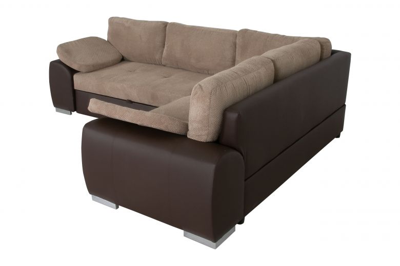 Corner sofa - Enzo (Pull-out with storage box)