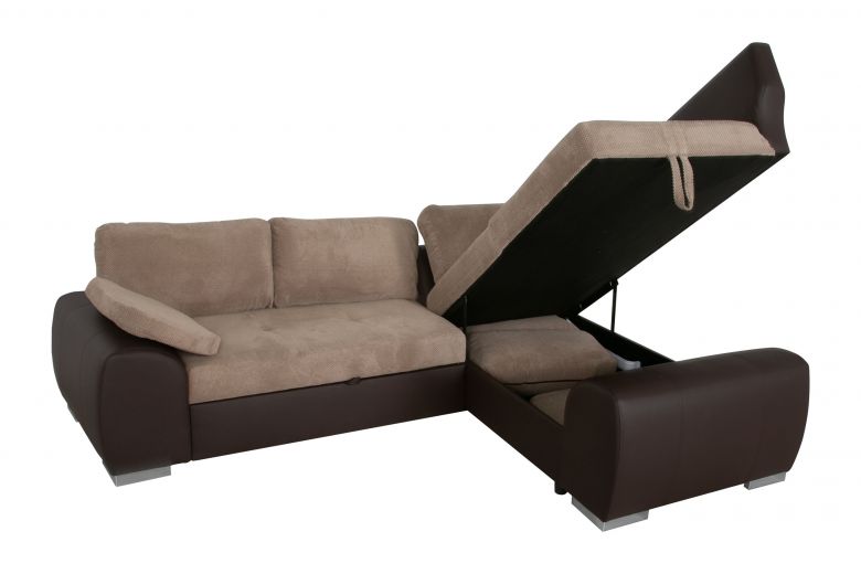 Corner sofa - Enzo (Pull-out with storage box)