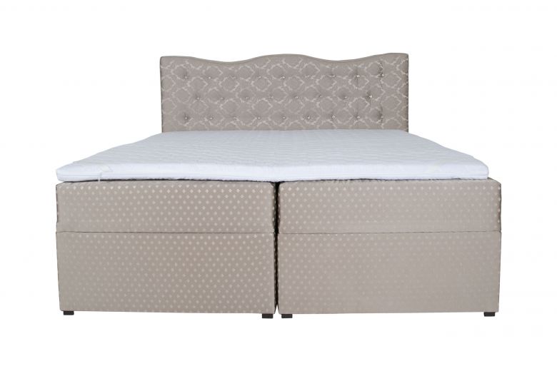 Boxspring bed 180x200 - Diamond (With storage box)