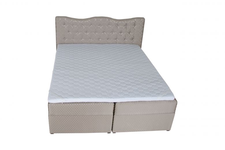 Boxspring bed 180x200 - Diamond (With storage box)