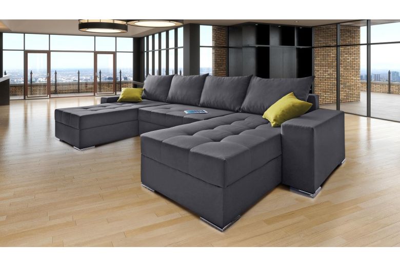 U shape sofa - Josy1 (Pull-out with storage box)