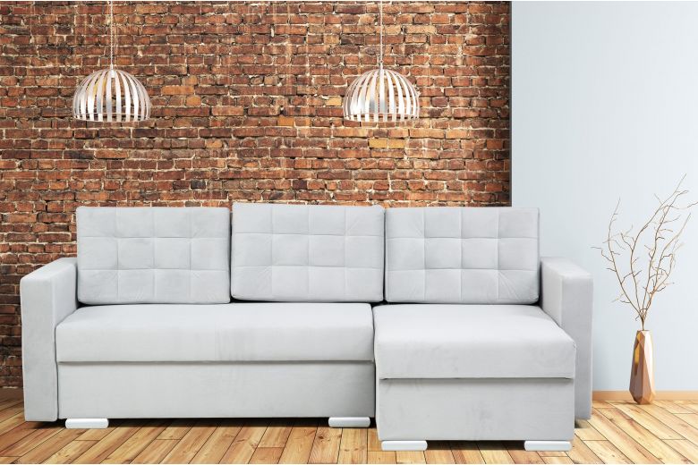 Corner sofa with changeable corner - Asti (Pull-out with storage box)