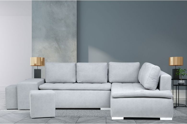 Corner sofa - Madryt (Pull-out with storage box)